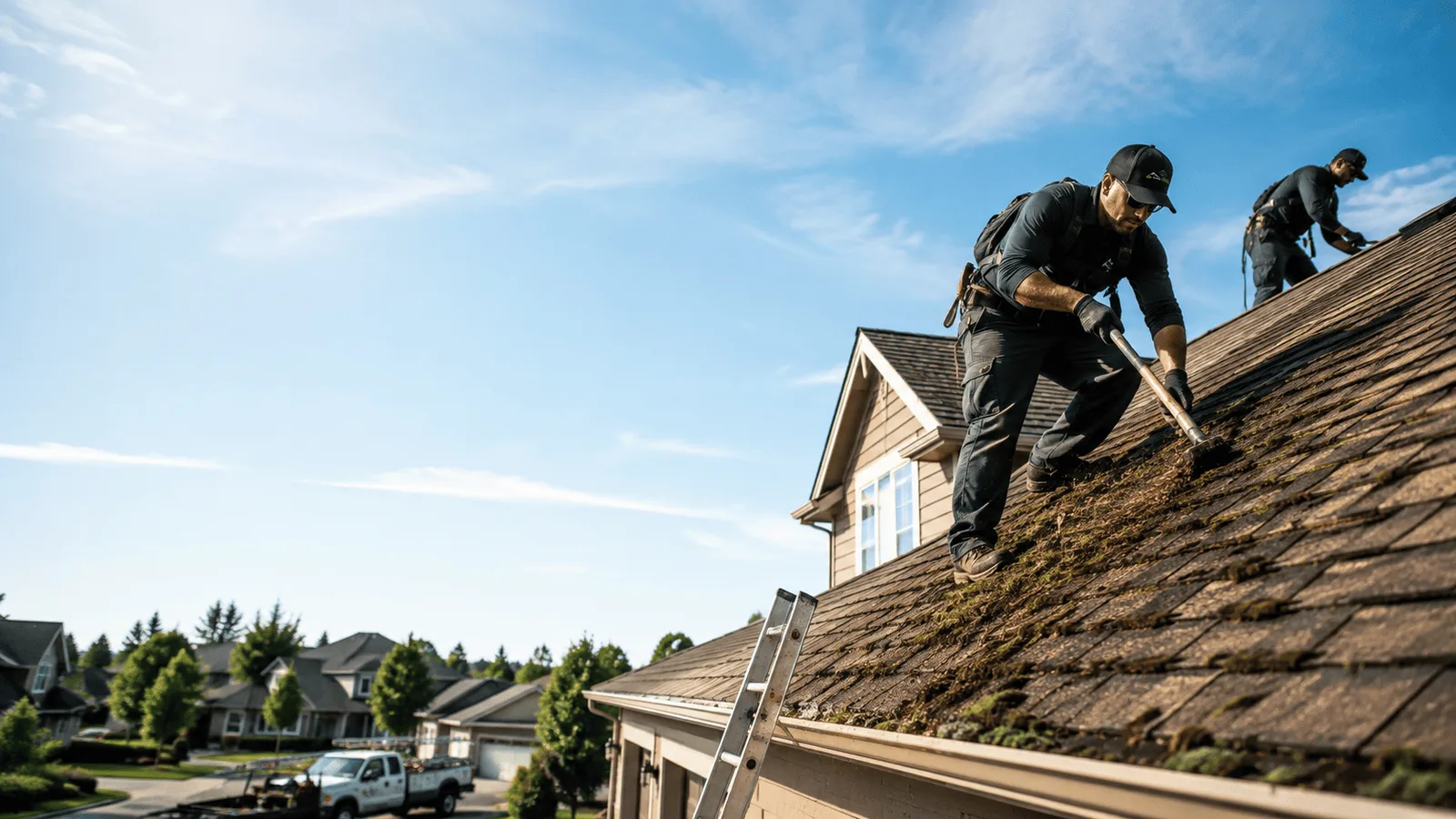 Roof Moss Removal in Bayside, TX near me